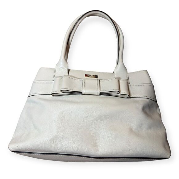 Kate Spade NY Tote Elena Bow Villabella Avenue Large Shoulder bag VTG - Picture 1 of 8
